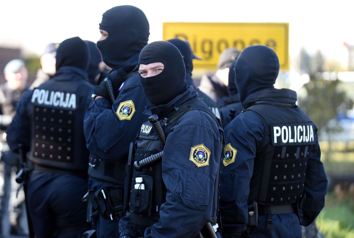 Sloveenia politseinikud.