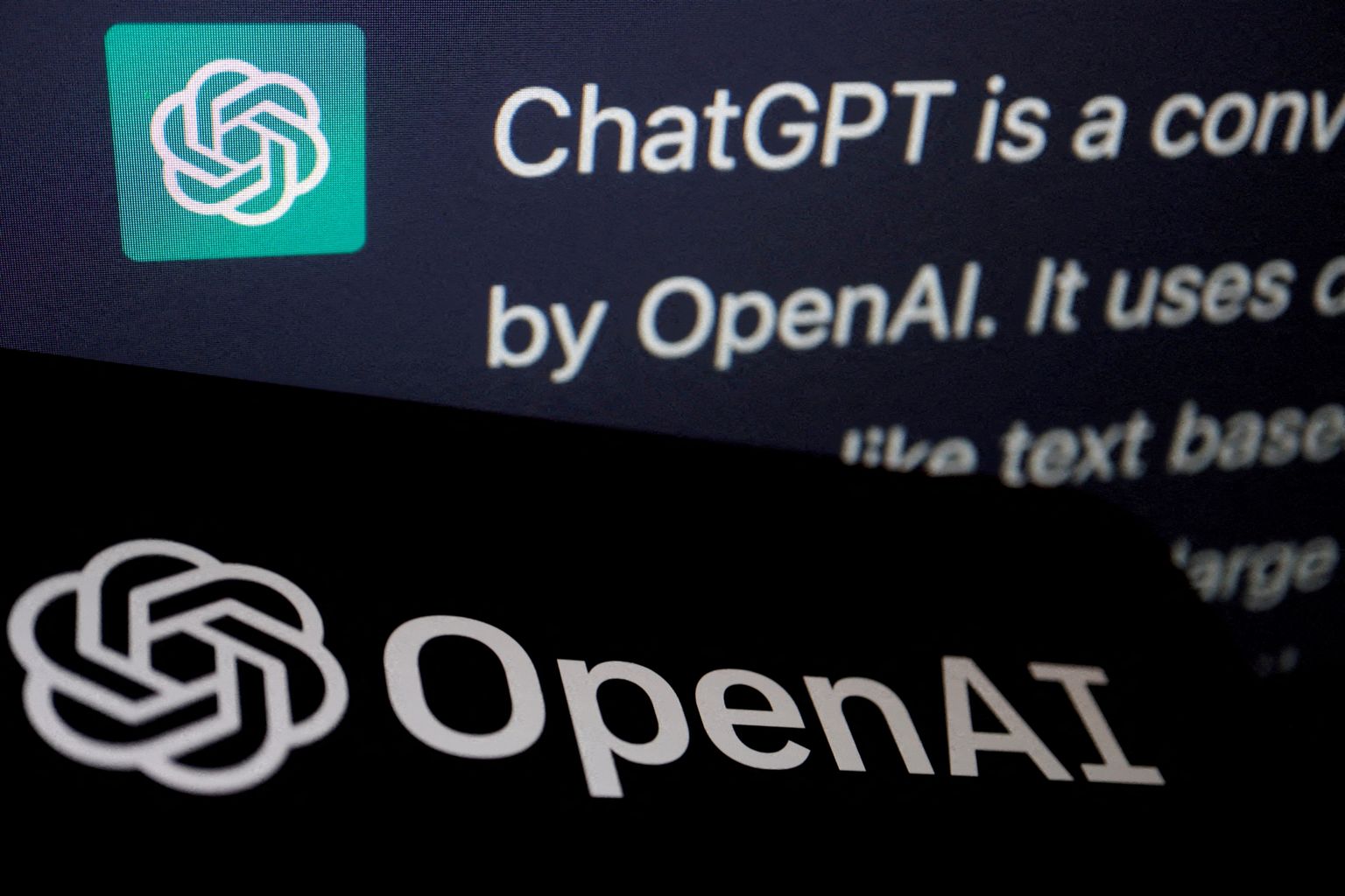 USA tehisintellektiettevõtte OpenAI logo.