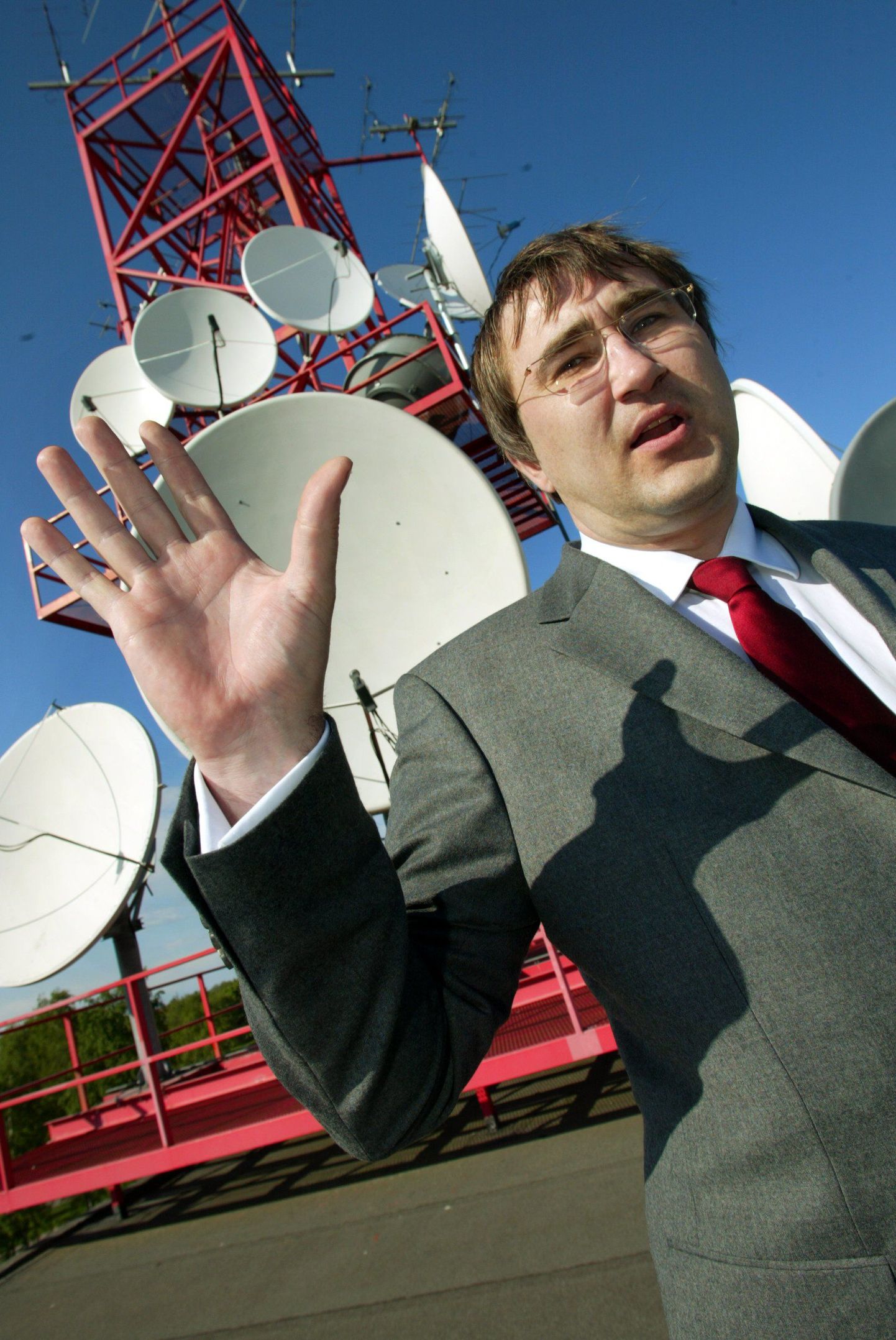 Starman lubas eile tõsta kodukasutajate internetikiiruse 100 megabitini sekundis. Pildil ettevõtte juht Peeter Kern.