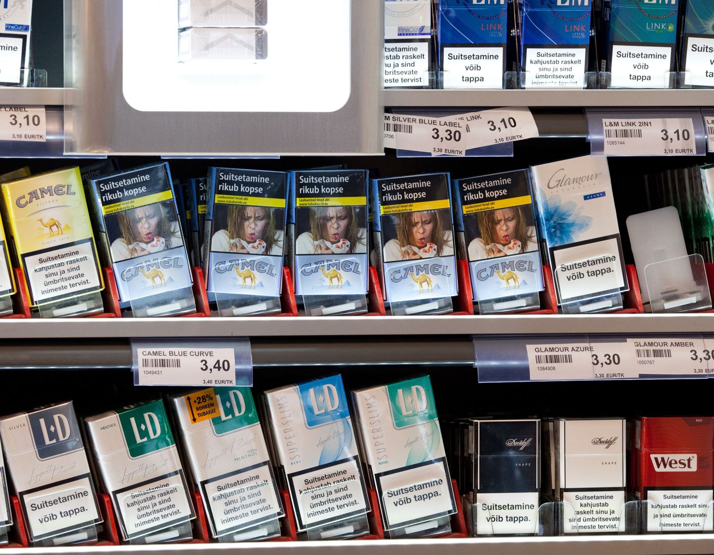 Suitsupakkidele ilmuvad uued maksumärgid.