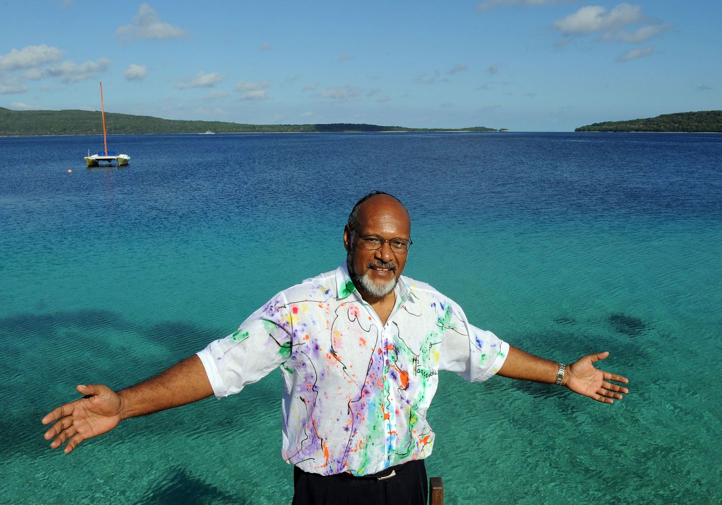 Vanuatu peaminister Nipake Edward Natapei Tutafanua' Ariki.