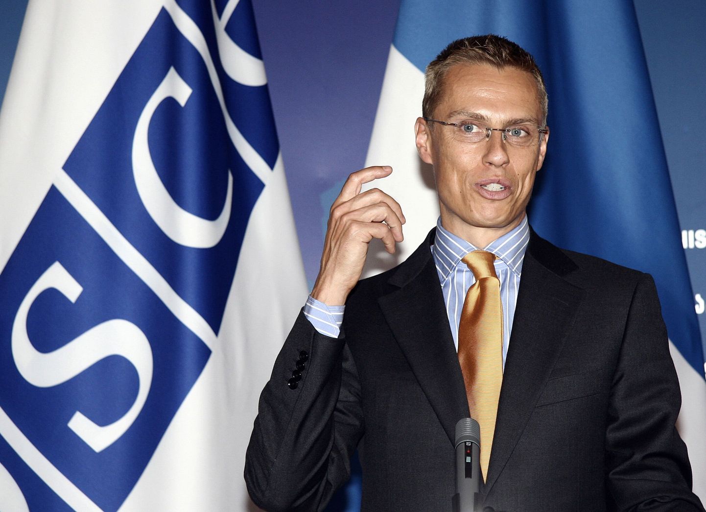 Soome väliminister ja OSCE juht Alexander Stubb.