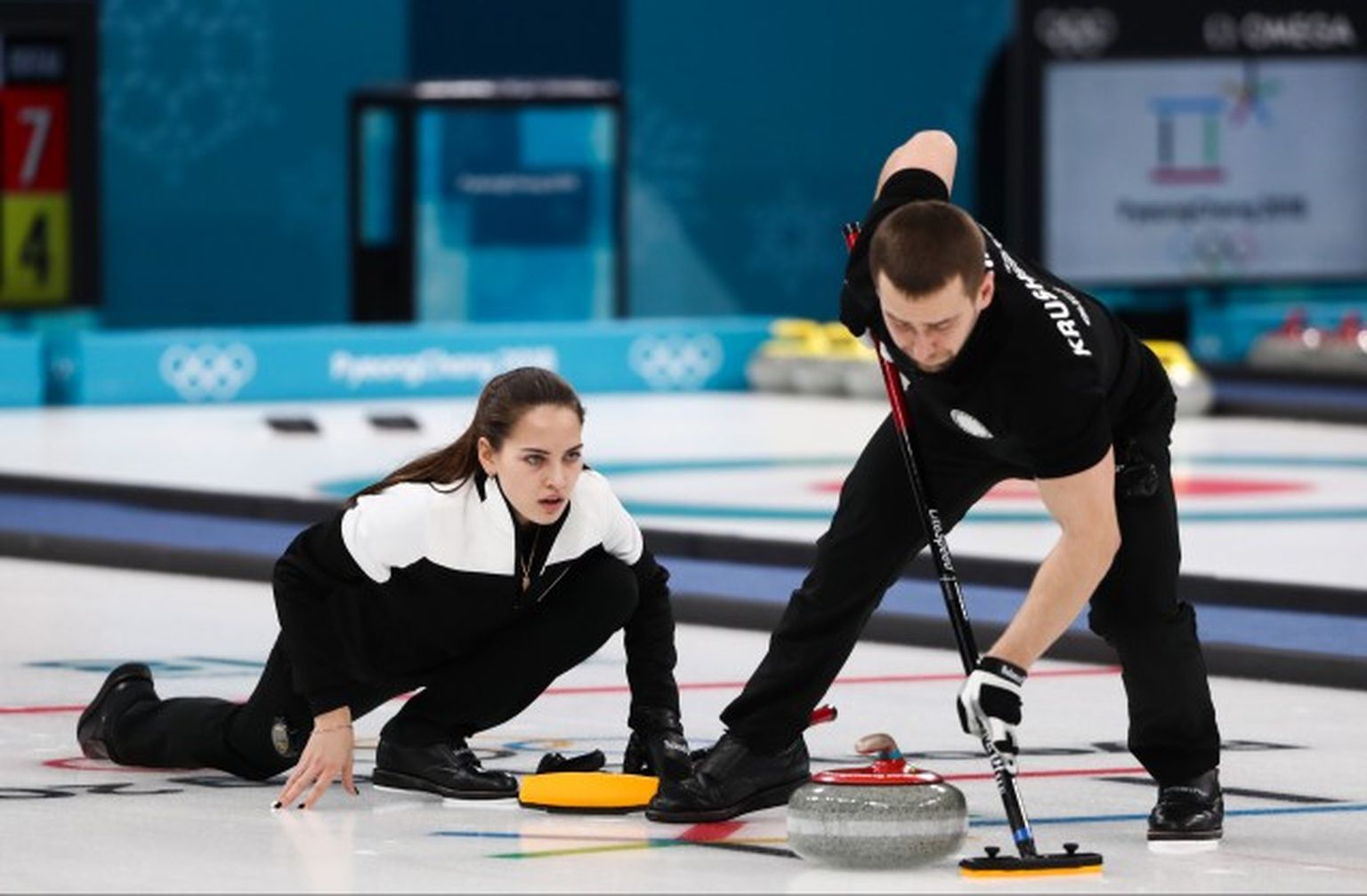 Anastasija Brizgalova un Aleksandrs Krušeļņickis