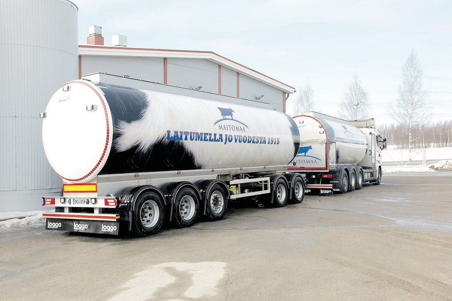 Liiklusõnnetuse üks osapooltest oli ettevõttele Maitomaa kuulunud piimaveok.