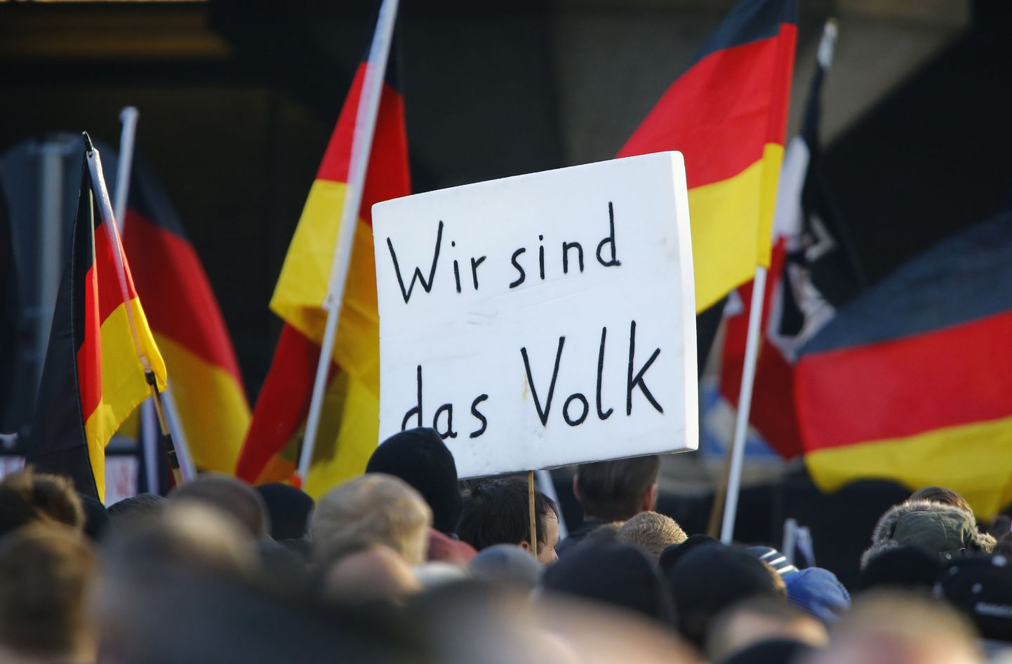 PEGIDA protestijad täna Kölnis.