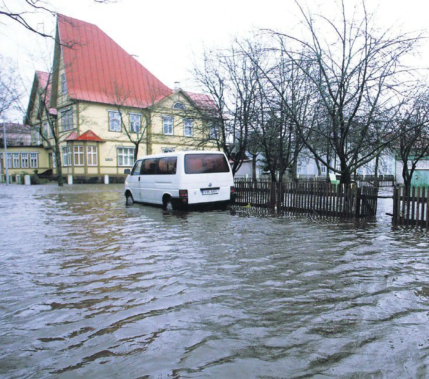 Aastatetagune üleujutus Pärnus.