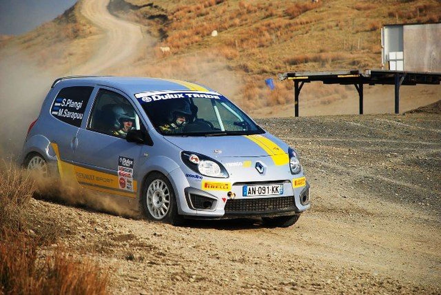 Siim Plangi ja Marek Sarapuu Renault Twingo R2 testimas.
