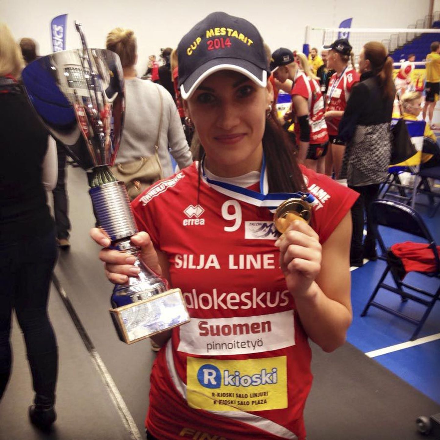 Anu Ennok teenis oma koduklubi, Salo LP Viesti naiskonnaga Soome karikavõistluste võidu.