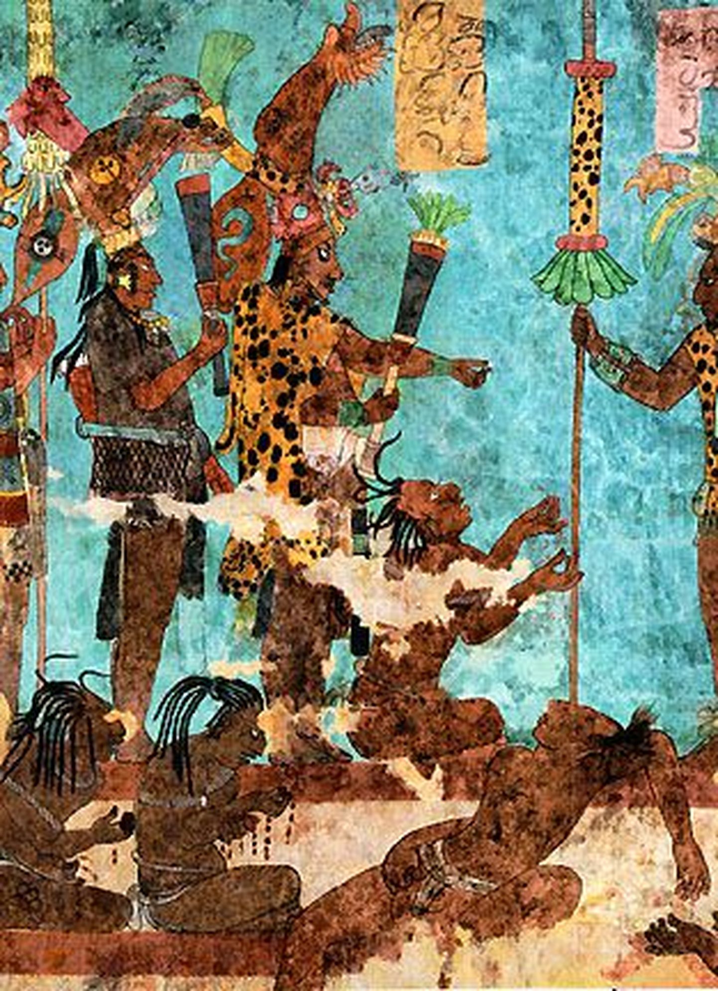 Maiade fresko, mille loomisel on kasutatud sinist värvi