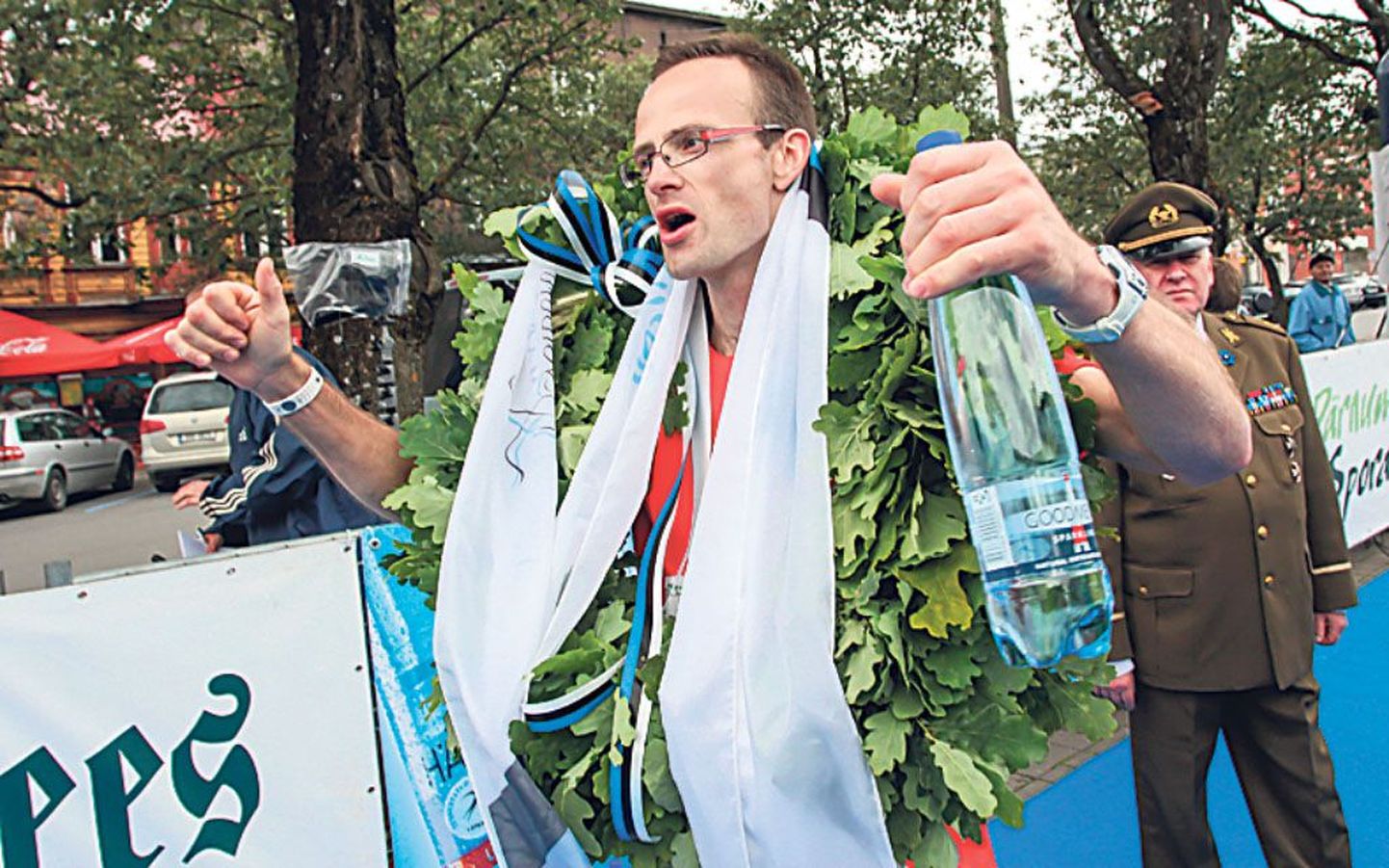 Maratonivõitja Valdis Nilovs Lätist.