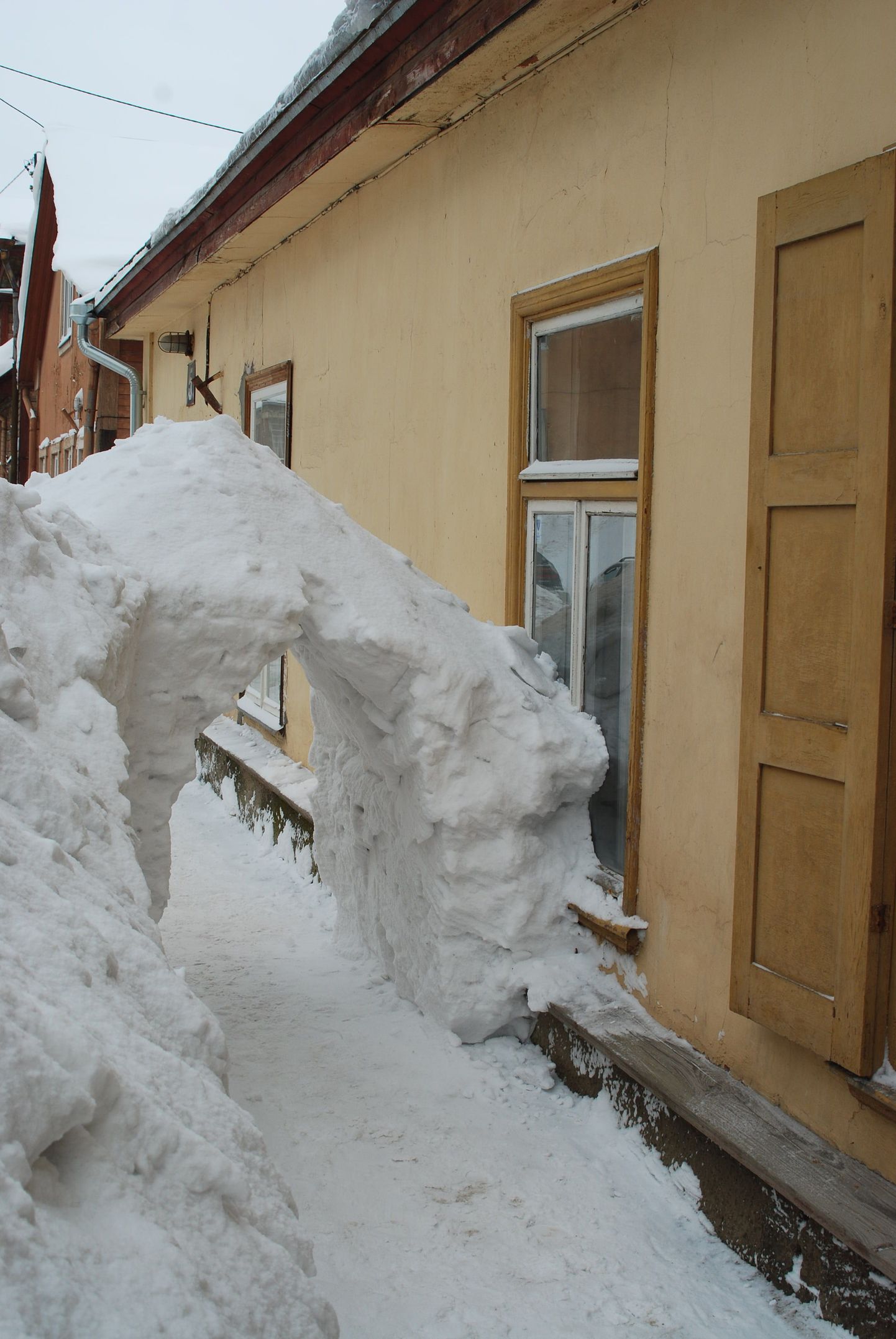 Lumetunnel Tartus Supilinnas.