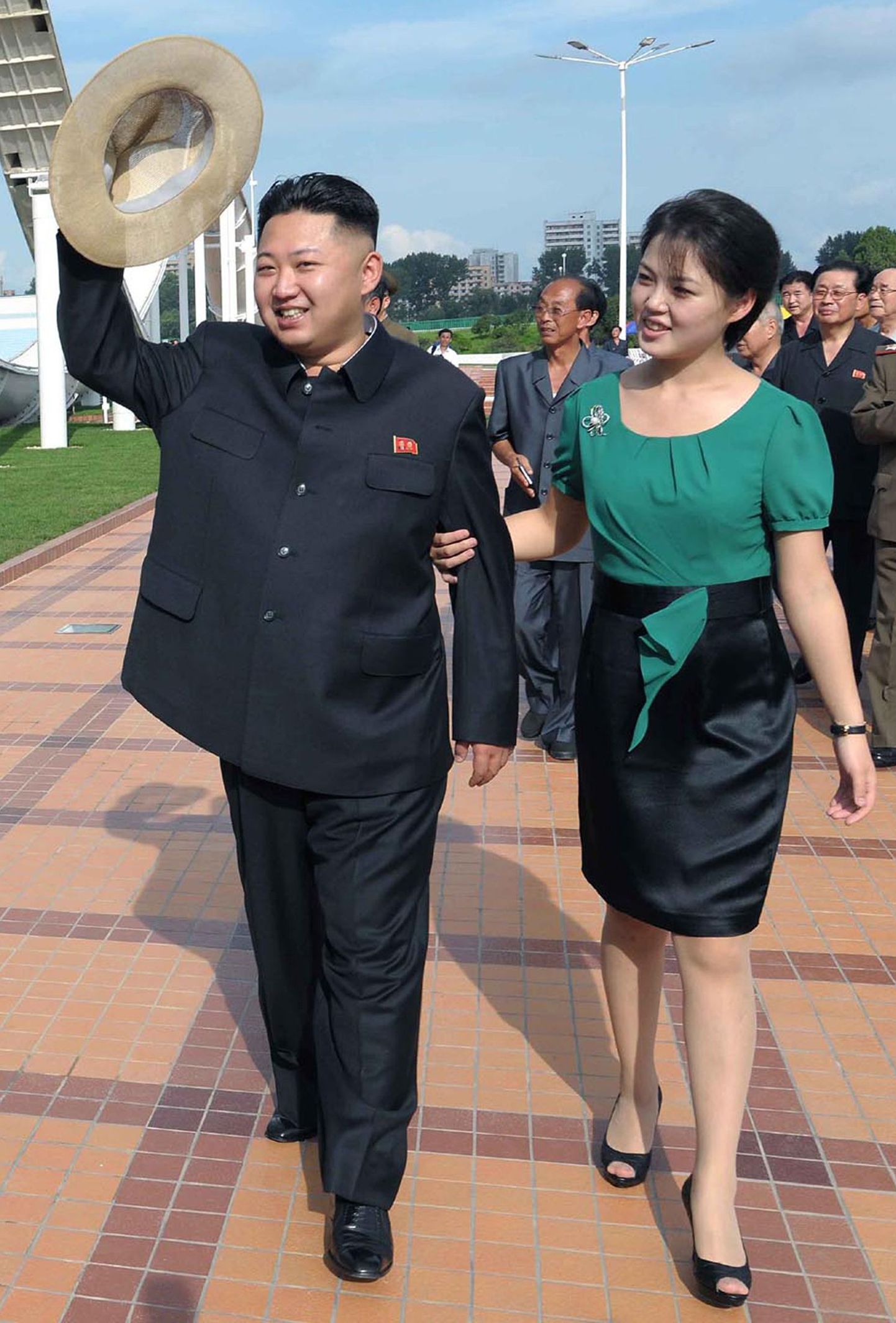 Kim Jong-un  ja ta naine Ri Sol-ju