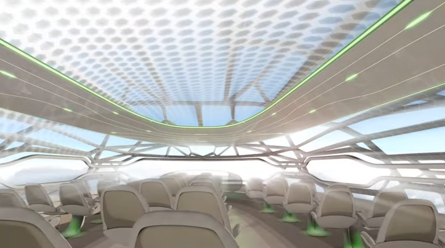 Airbusi salong 2050. aastal