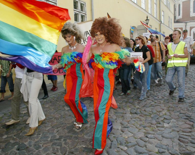 2006. aasta Pride'il osalejad / Foto: Kalev Lilleorg, Õhtuleht