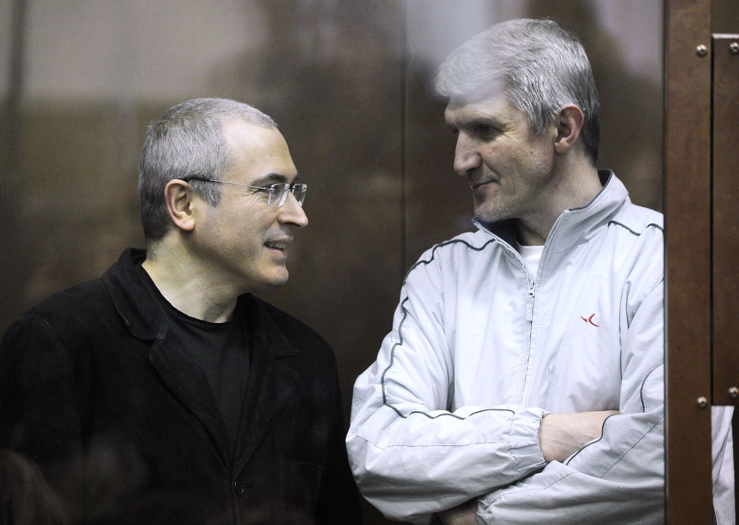 Mihhail Hodorkovski ja Platon Lebedev kohtus.