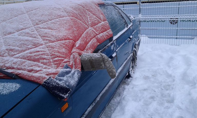 Auto talverüüs.