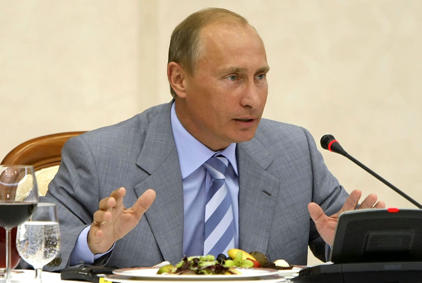 Venemaa peaminister Vladimir Putin esinemas Sotšis.