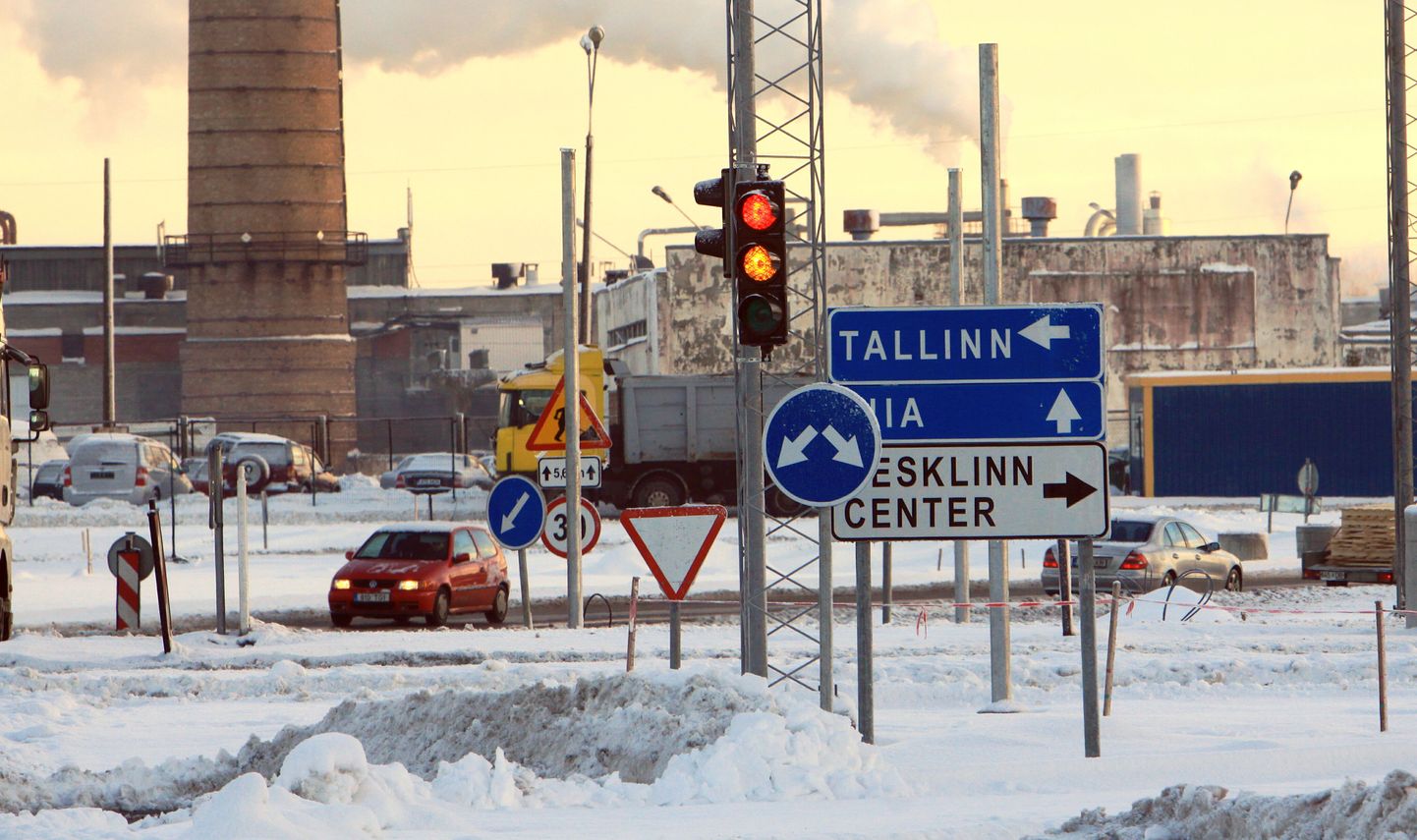 Tallinna maantee ja Ehitajate tee ristmik läheb esmaspäevast remonti.