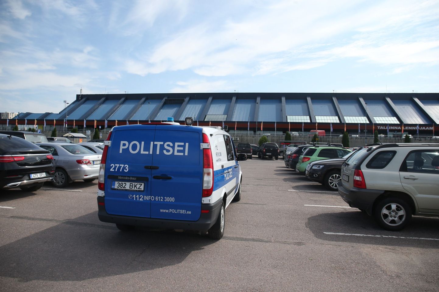 Politseinikud Tallinna lennujaamas.