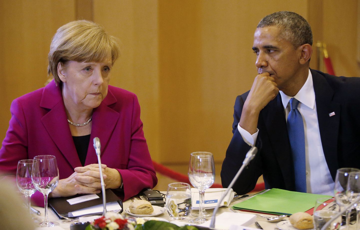 USA president Barack Obama ja Saksamaa liidukantsler Angela Merkel