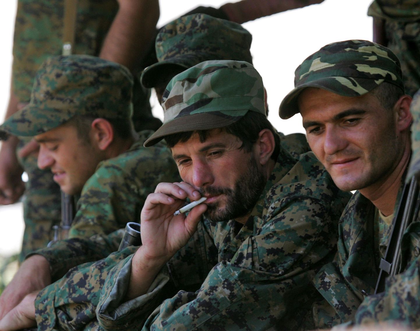 Abhaasia sõdurid.