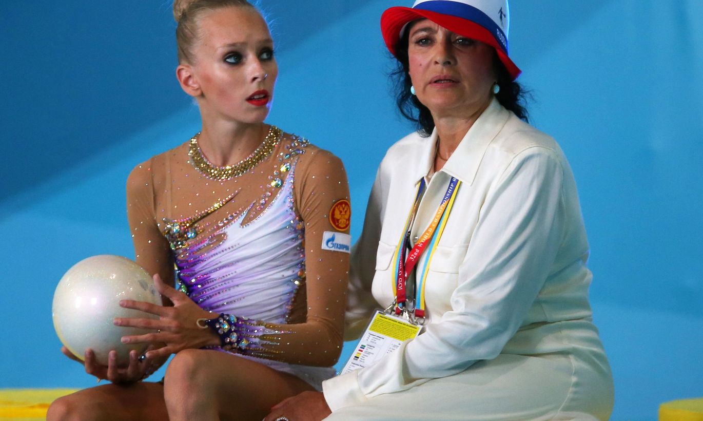 Ирина Винер-Усманова в молодости гимнастка
