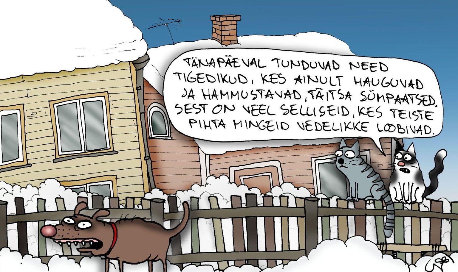 Urmas Nemvaltsi karikatuur FOTO: 05.02.2021