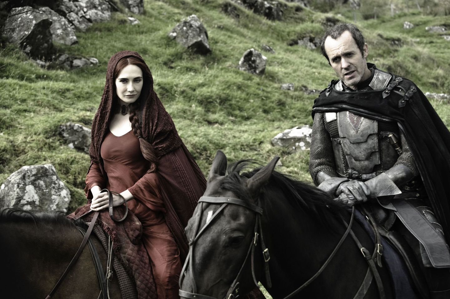 Seriaal «Game of Thrones». Pildil 
Carice Van Houten ja Stephen Dillane