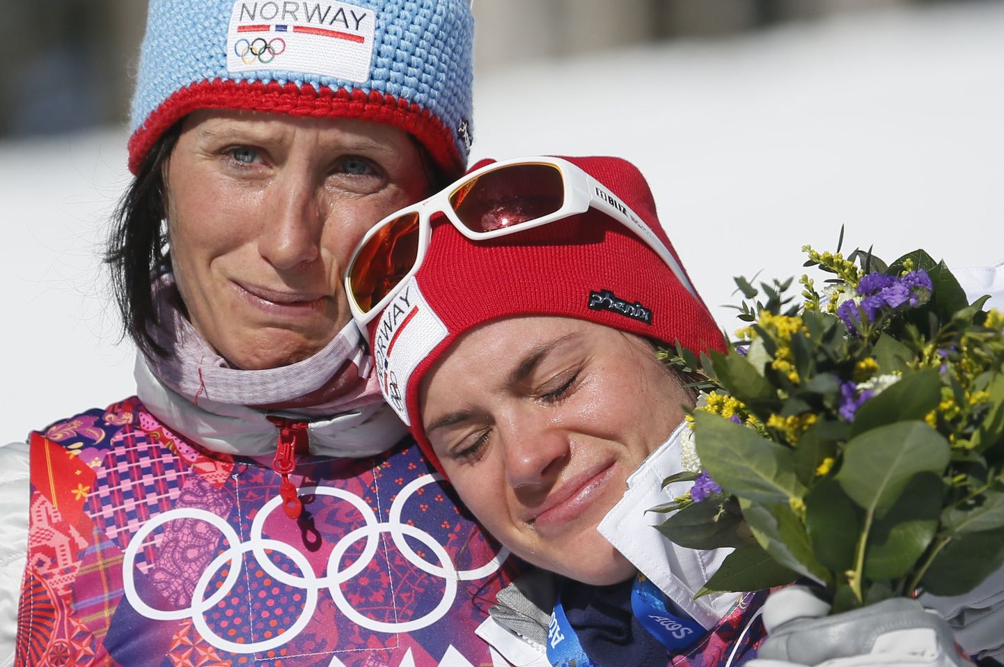 Pisarais Marit Bjørgen ja Heidi Weng pärast tänast võistlust.
