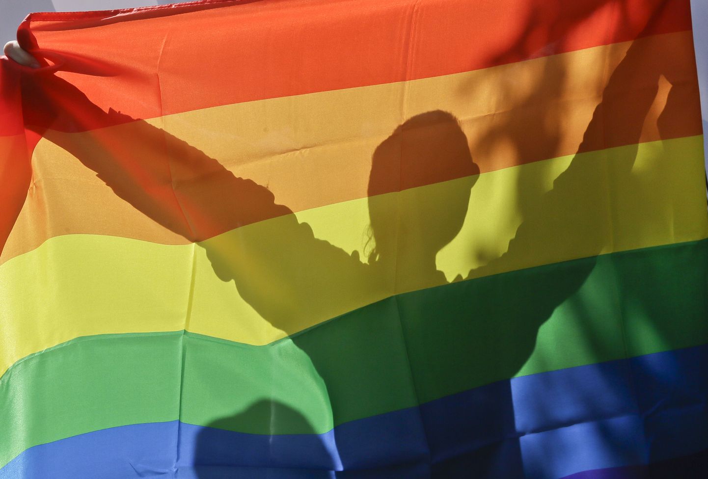 Флаг сексуальных меньшинств.