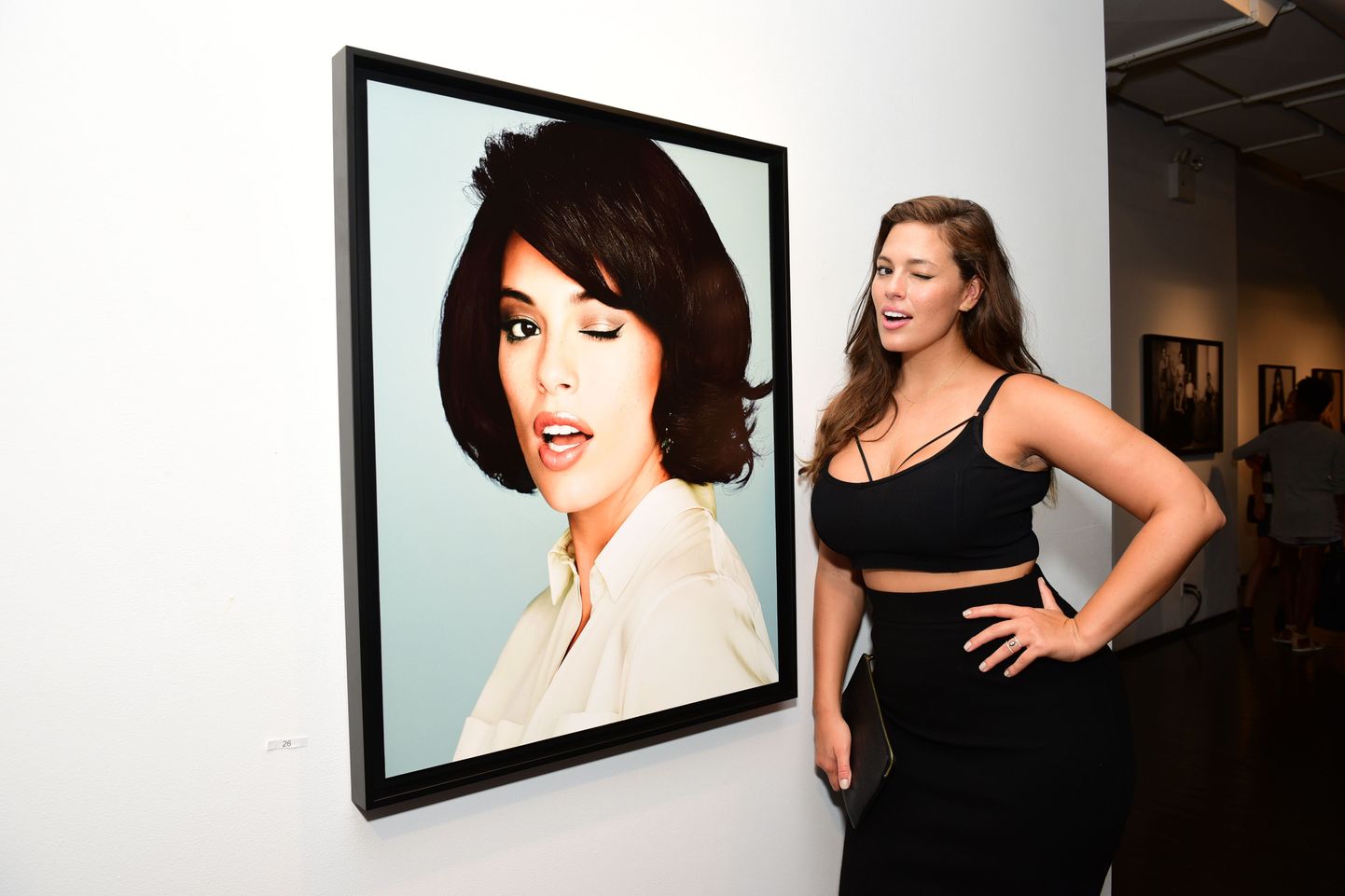 Ashley Graham -  September 9, 2015 - Real Love Opening Night by Paul Warren and Photographer Jeff An with Ashley Graham held at 555 West 26th Street, NYC. (Photo by Sean Zanni/Patrick McMullan) *** Please Use Credit from Credit Field ***