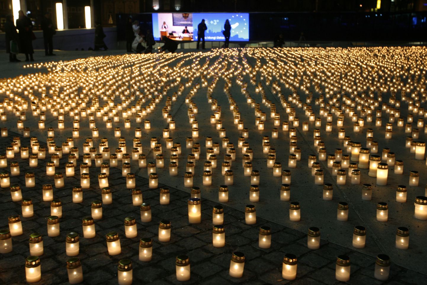 Meenutus möödunud aasta mälestusürituselt Tallinnas Vabaduse väljakul.