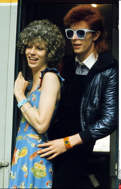 Angie Bowie ja David Bowie 1974. aastal. Foto: Scanpix