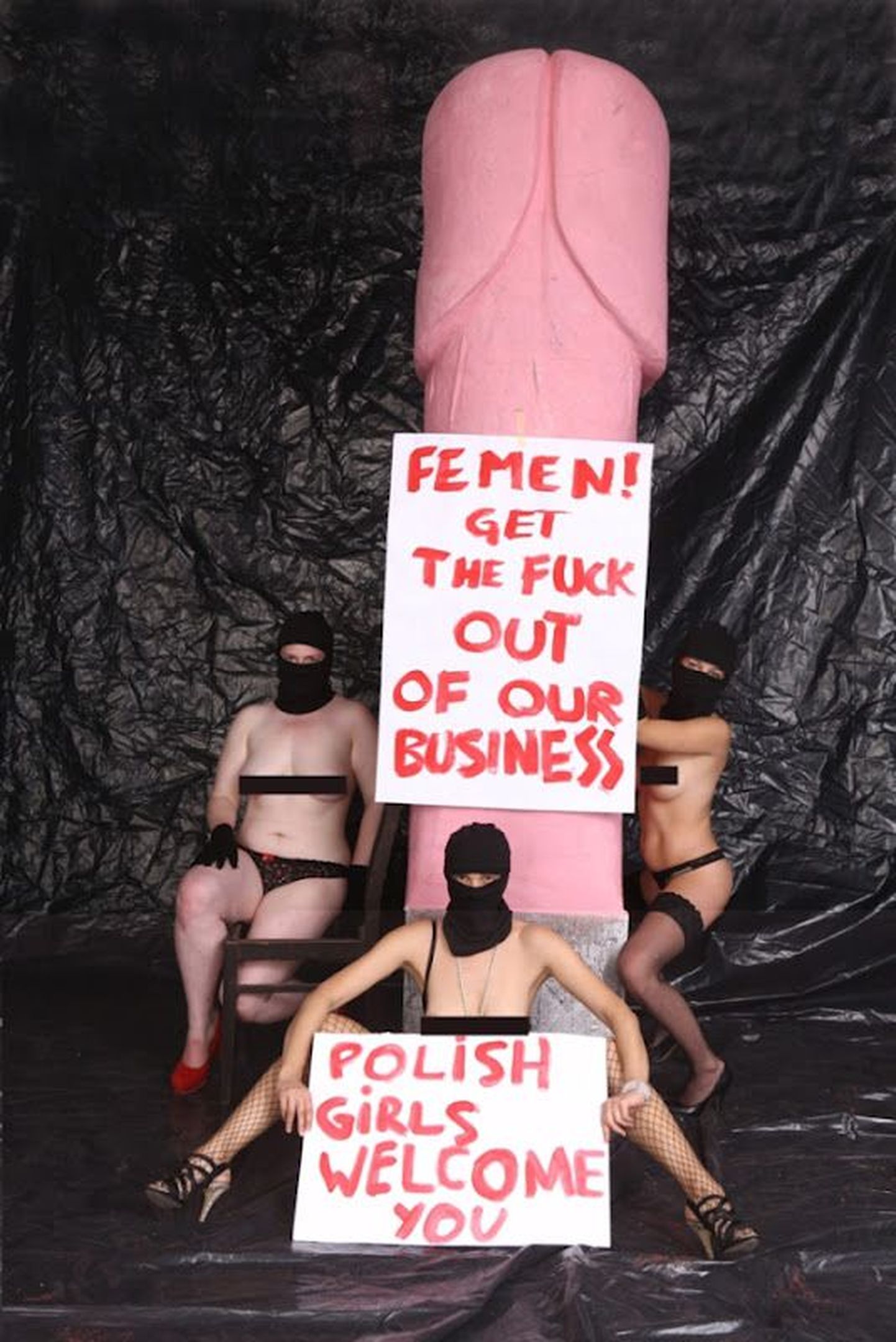 Акция польских проституток.