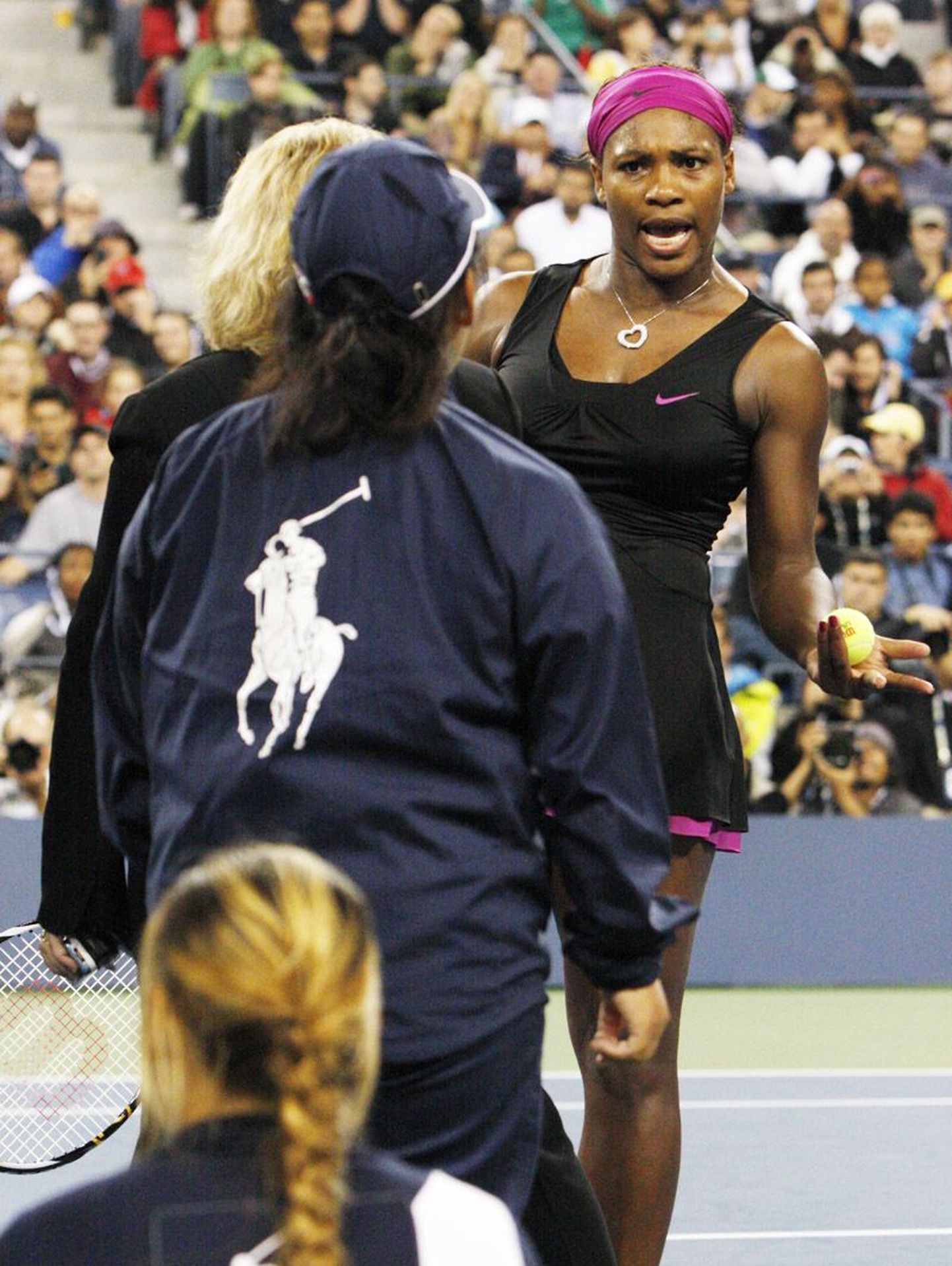 Ärritunud Serena Williams.