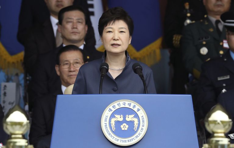 Президент Южной Кореи Пак Кын-Хе. Фото: AP