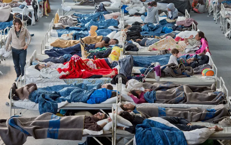 Lähis-Ida ja Põhja-Aafrika põgenikud Saksamaal. Foto: Scanpix