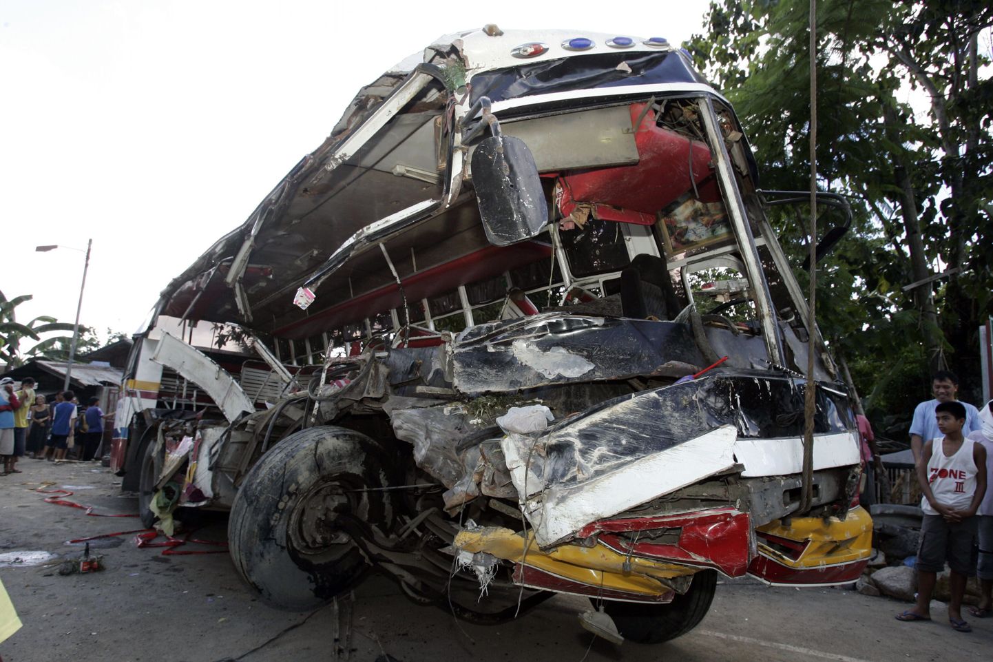 Bussiõnnetused on Filipiinidel tavalised