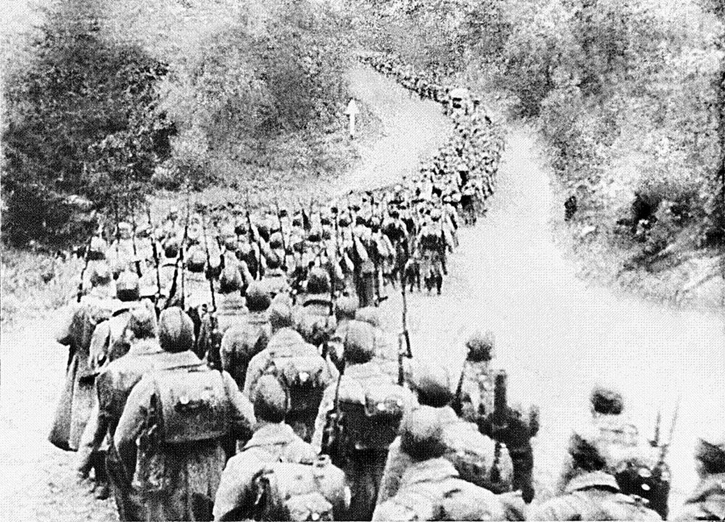 Nõukogude väed sisenemas Poolasse pärast 1939. aasta 17. septembrit.