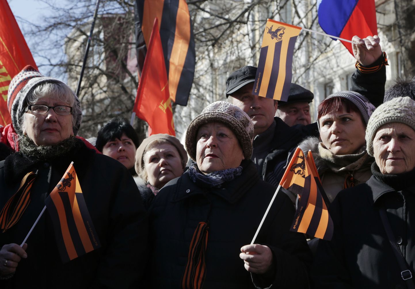 Maidani-vastane meeleavaldus Krimmis möödunud nädalal.