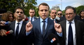 Macron kandis Kremli hääletoru musta nimekirja