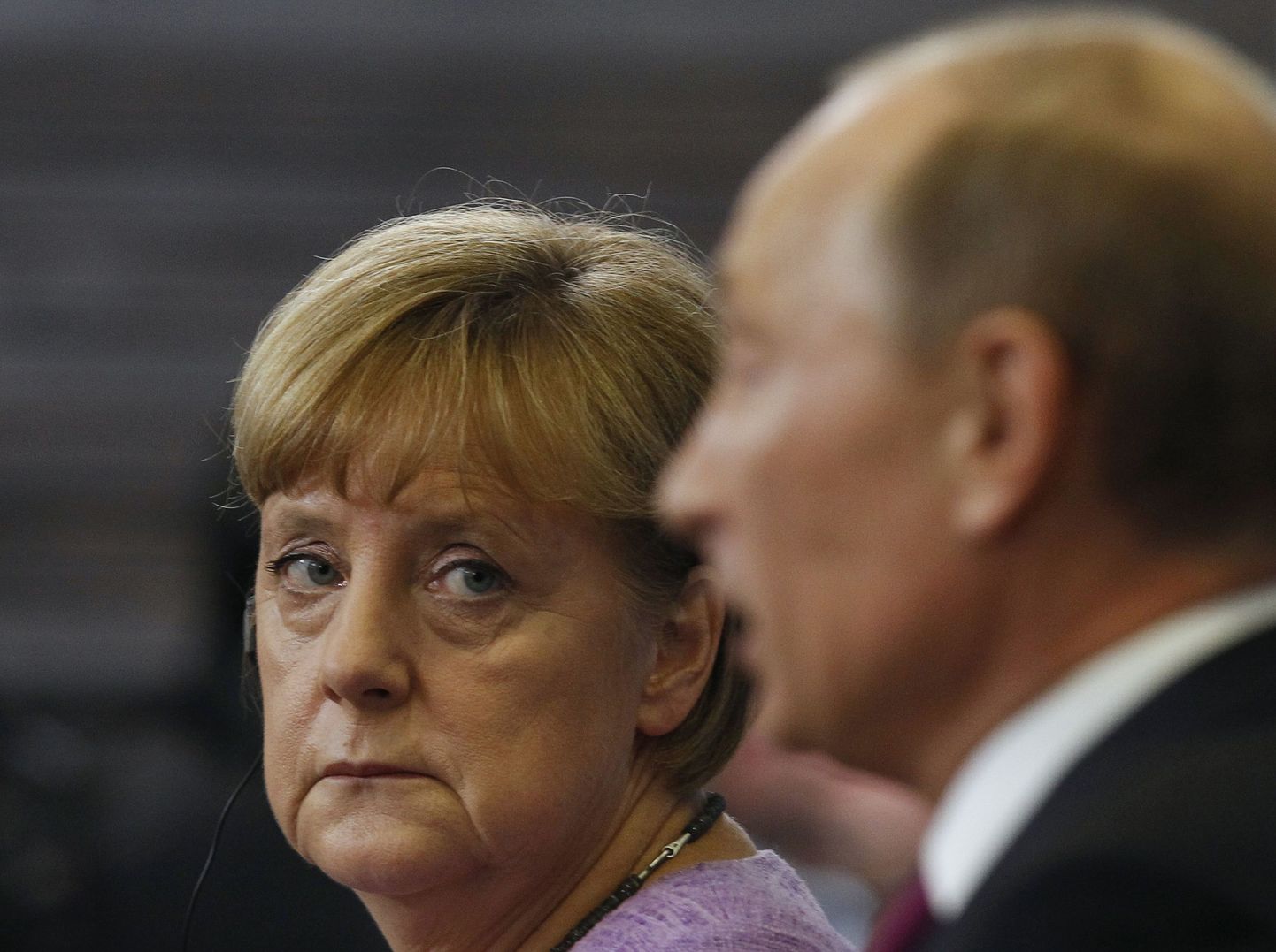 Angela Merkel (vasakul) ja Vladimir Putin.
