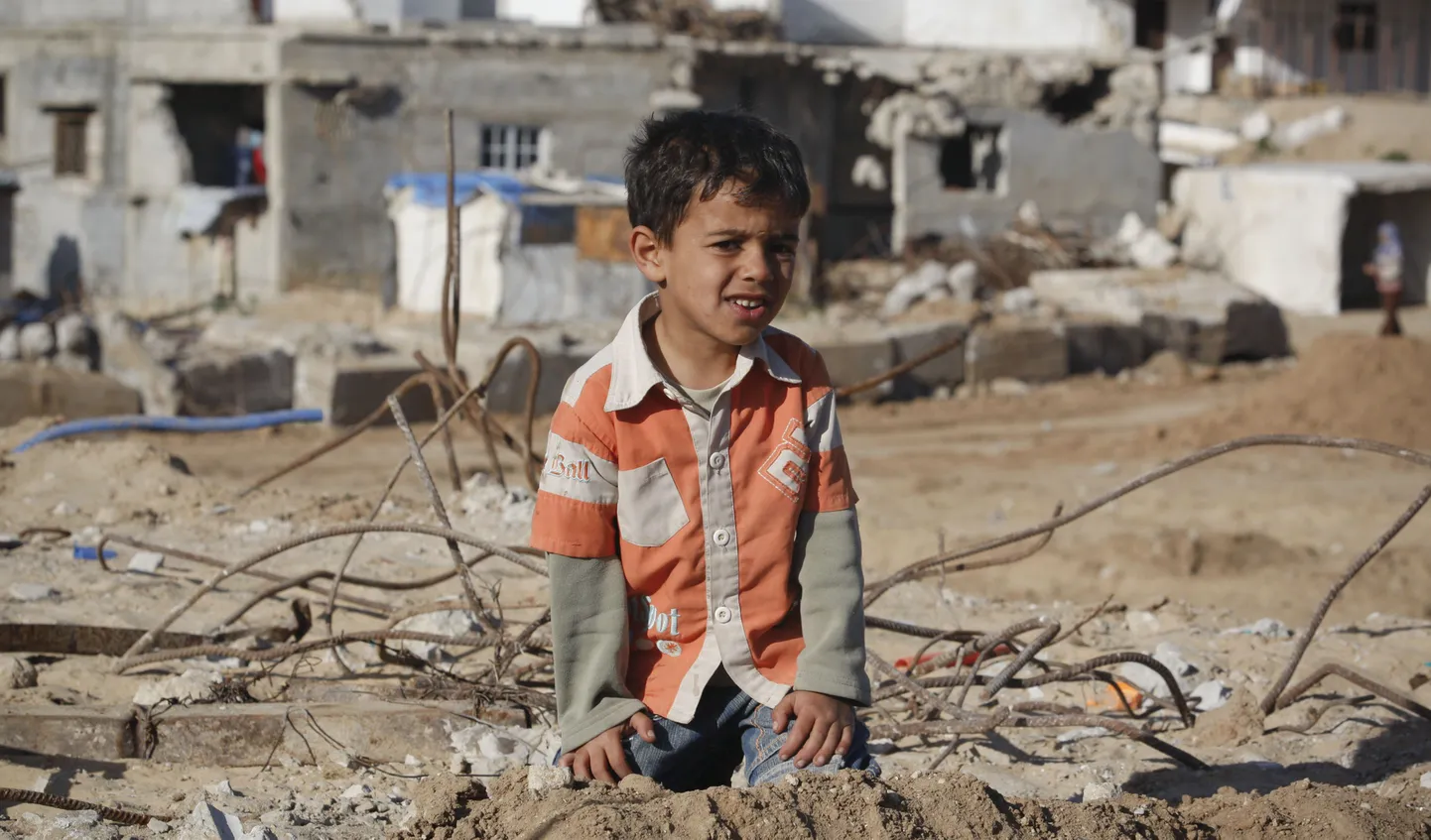 Палестинский мальчик в Секторе газа