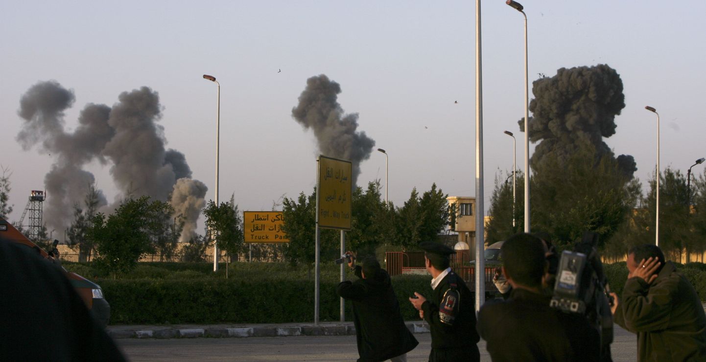 Iisraeli õhurünnakud Gaza sektoris