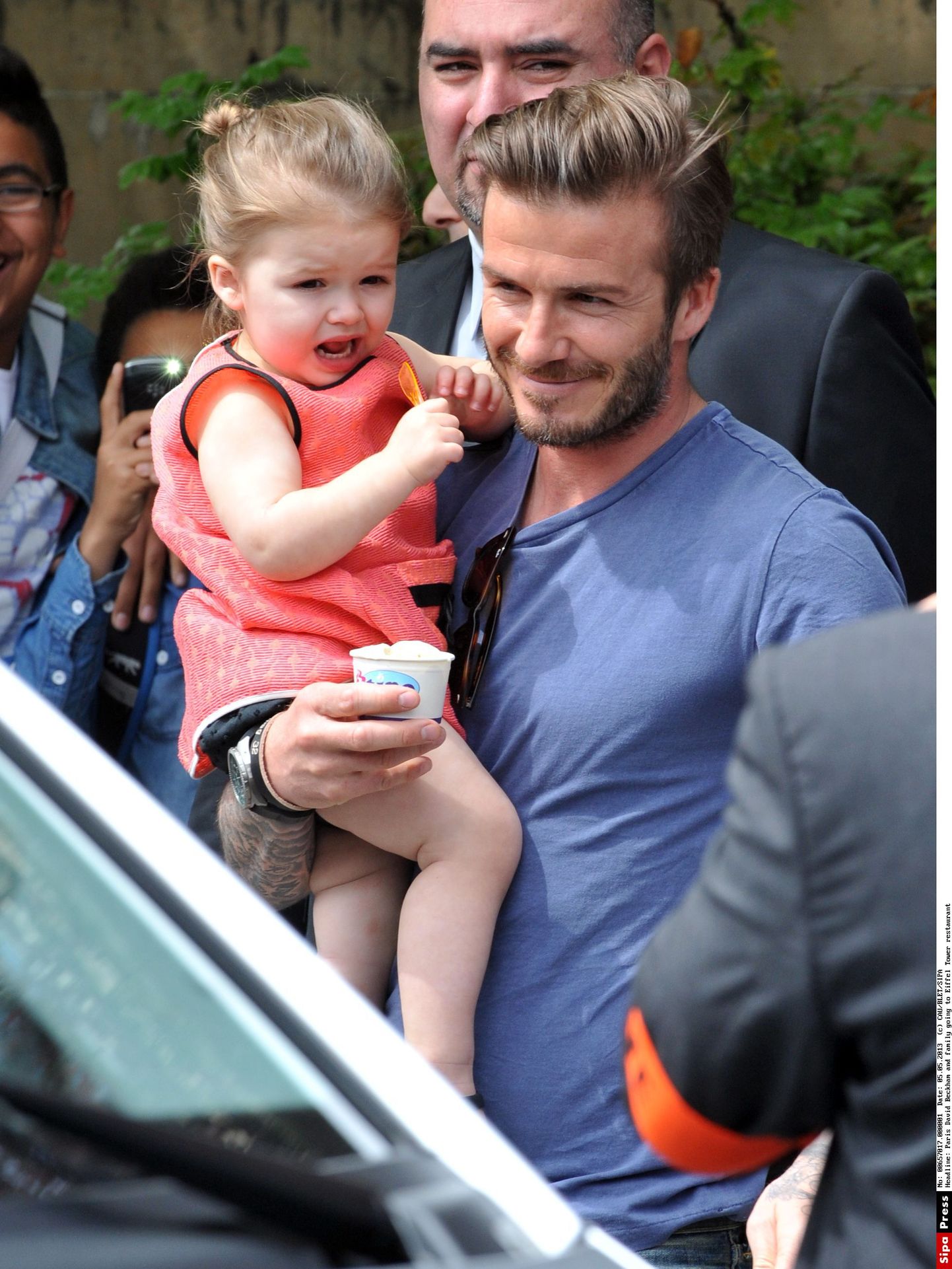 David Beckham tütre Harperiga.