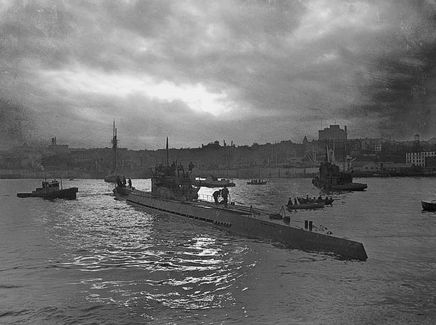 Indoneesia vetest leiti Teise maailmasõja aegne natside allveelaev. Fotol IXC/40 tüüpi allveelaev