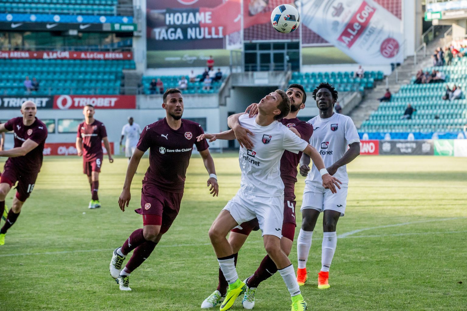 FC Infonet - Hearts of Midlothian 2:4. Lilleküla staadion.