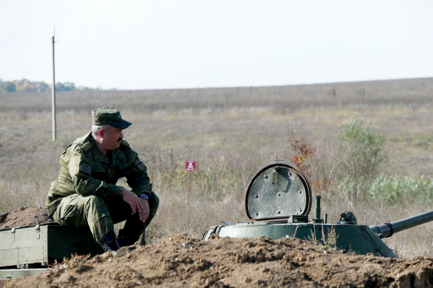 Nn Donetski Rahvavabariigi võitleja Petrovskoje küla juures.