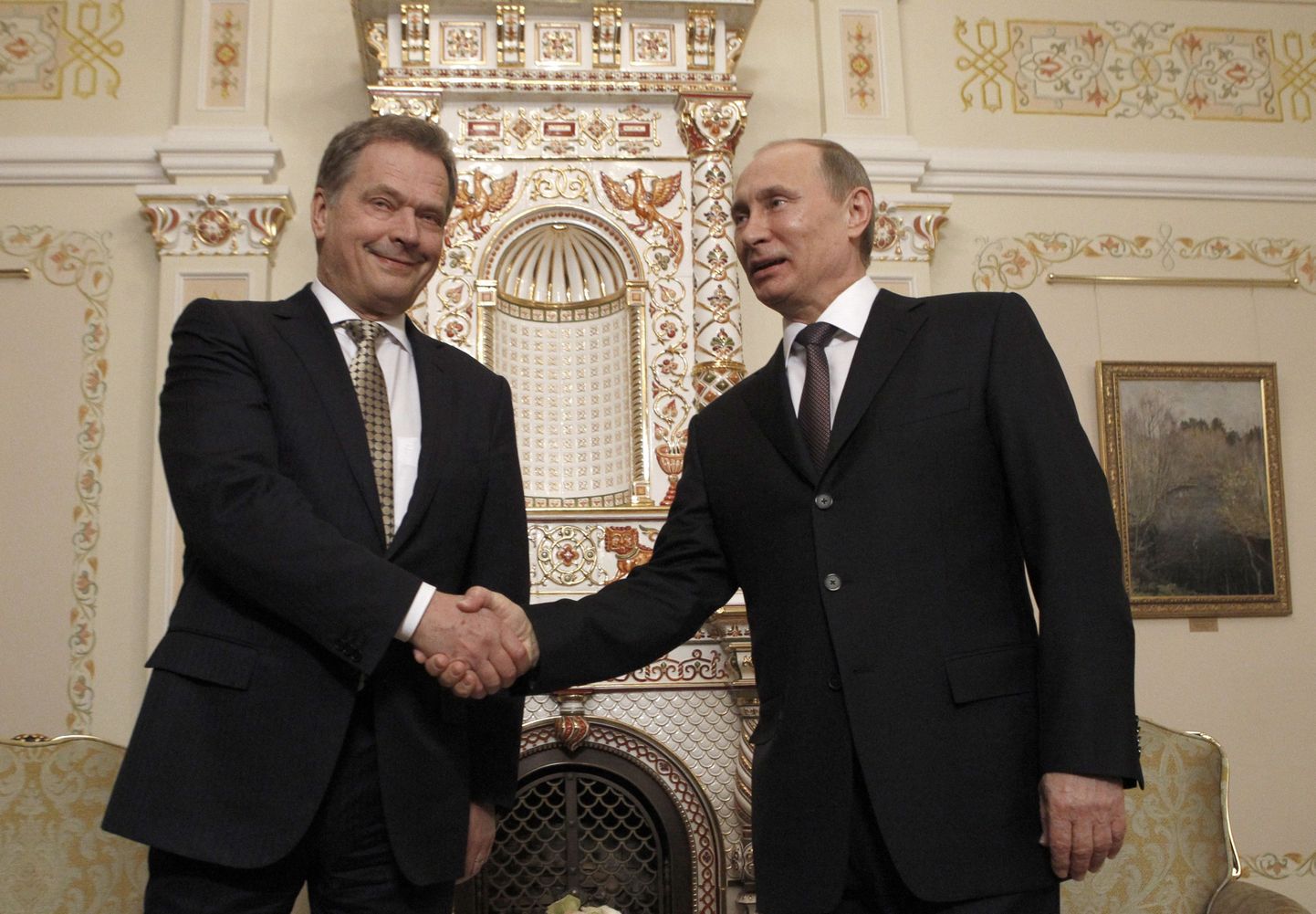 Soome ja Vene presidendid Sauli Niinistö ja Vladimir Putin kohtusid täna Moskva lähedal Novo-Ogarjovo ametiresidentsis.