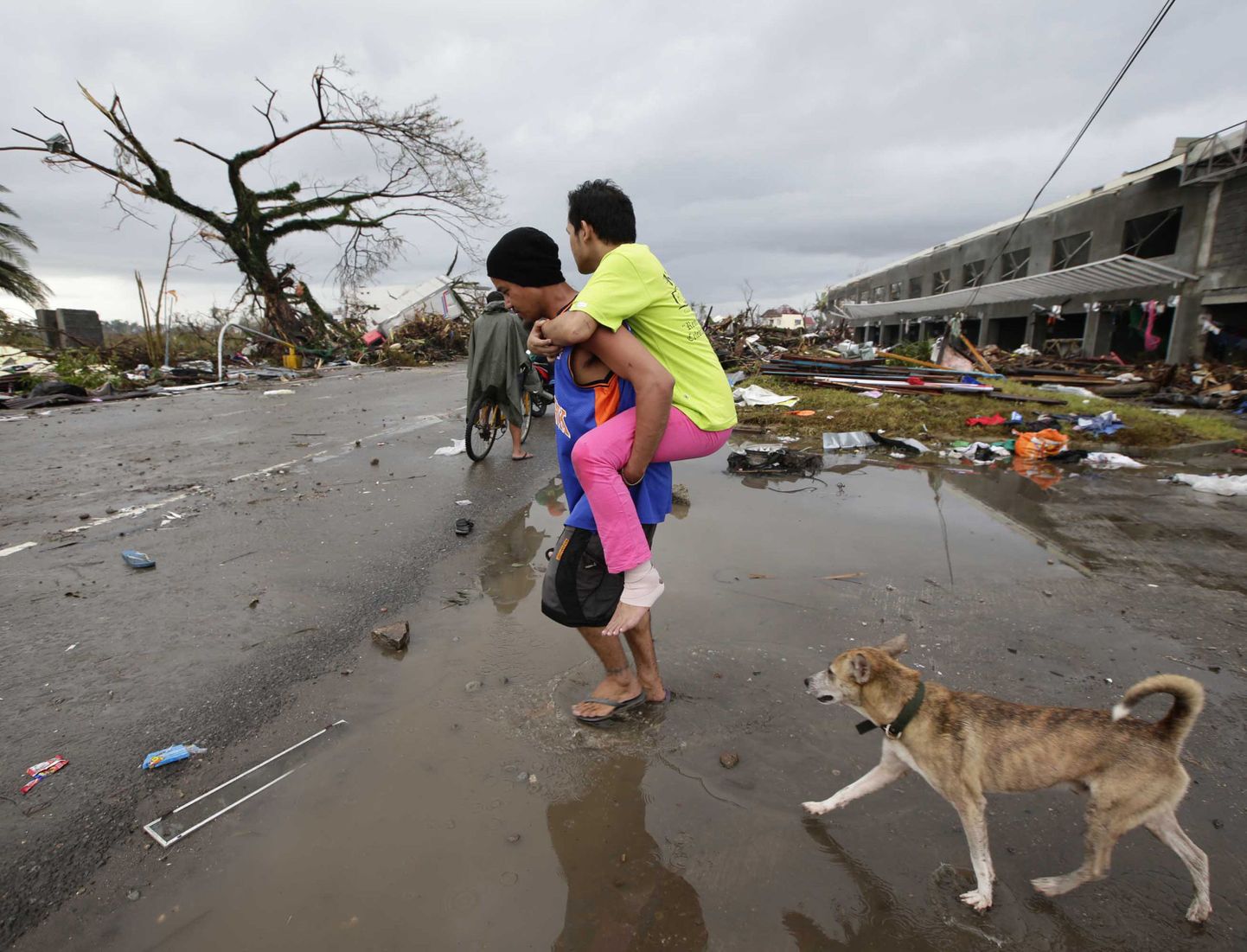Tacloban pärast taifuuni.